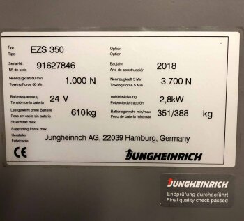 Jungheinrich Schlepper EZS 350