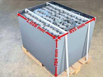 Staplerbatterie 80 V 700 Ah 5 PzS mit DIN A