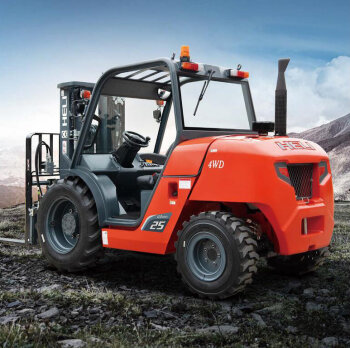 Heli Gelände Diesel kompakt 2,5t Stapler 3,7m Hub Triplex - KUBOTA